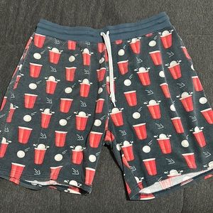 M No Boundaries Beer Pong Canvas Shorts
